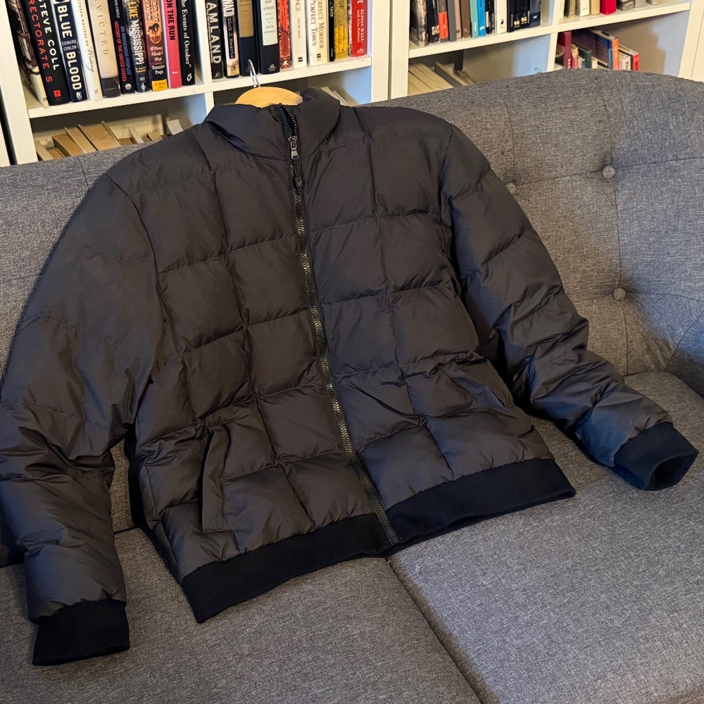 James Perse Y/OSEMITE Lightweight Down Zip Front Jacket - Black